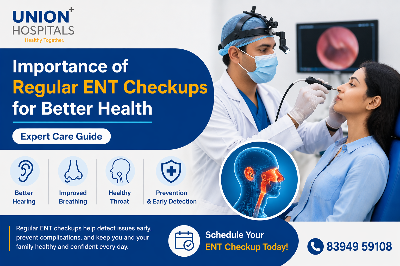 IMPORTANCE OF REGULAR ENT CHECKUPS FOR BETTER HEALTH 